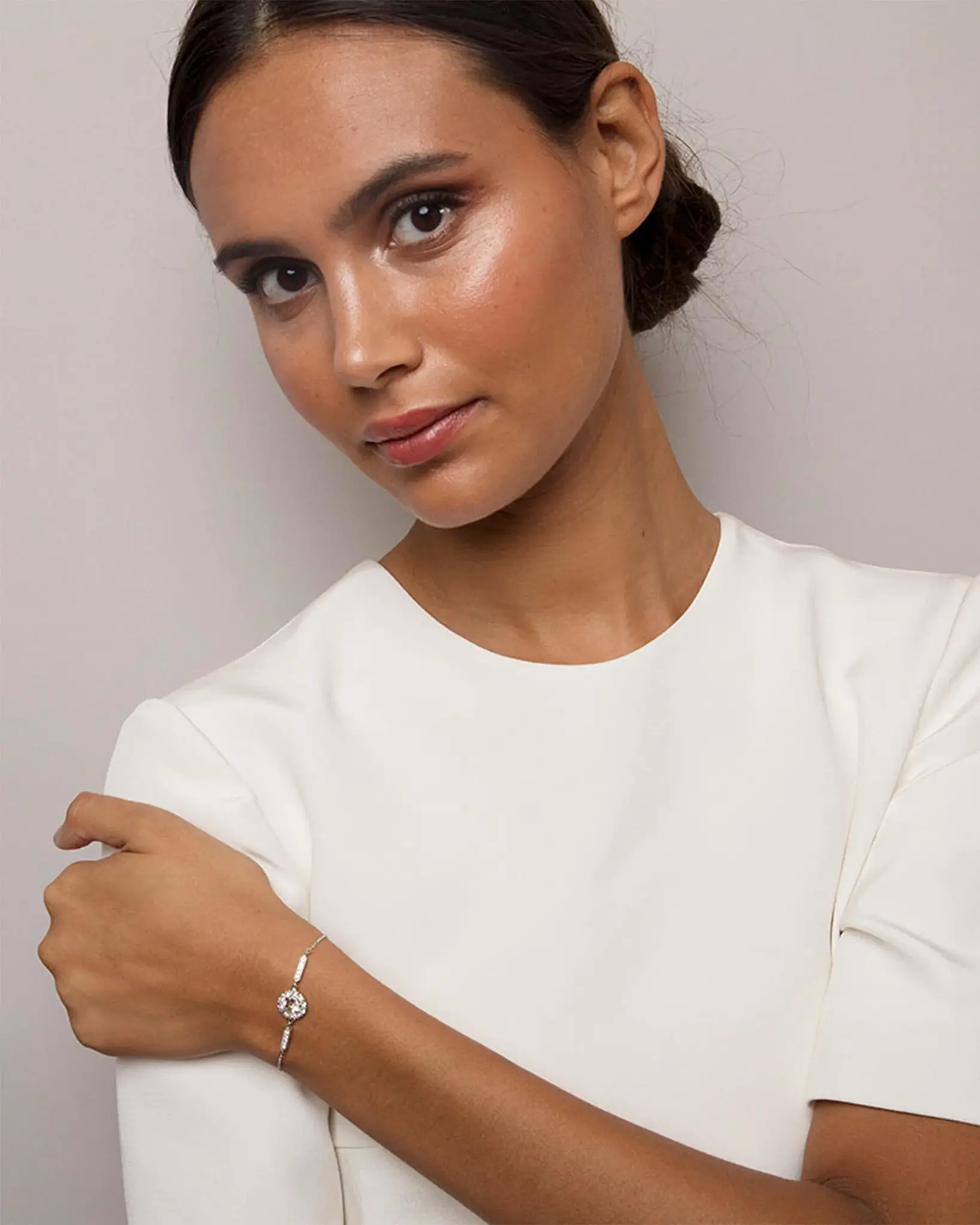 Miss Sofia bracelet crystal silver