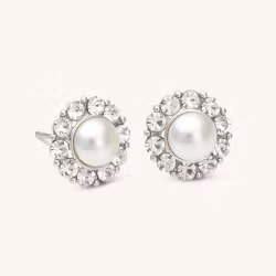 Miss Sofia Pearl earrings creme