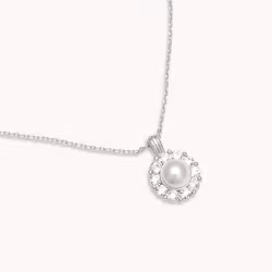 New Sofia pearl necklace creme