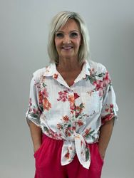 Kelly433 blus vit