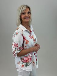 Kelly433 blus vit