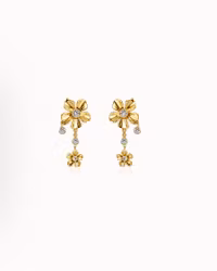 LA FLEUR DETAIL STUD ÖRHÄNGEN