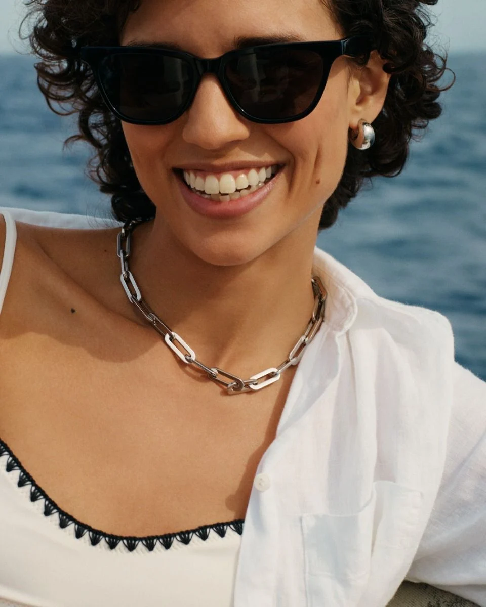 Ivy Maxi Necklace Silver
