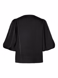 Yaspella v-ringad topp black