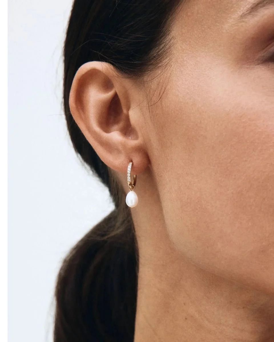Perla Hoops Sparkle
