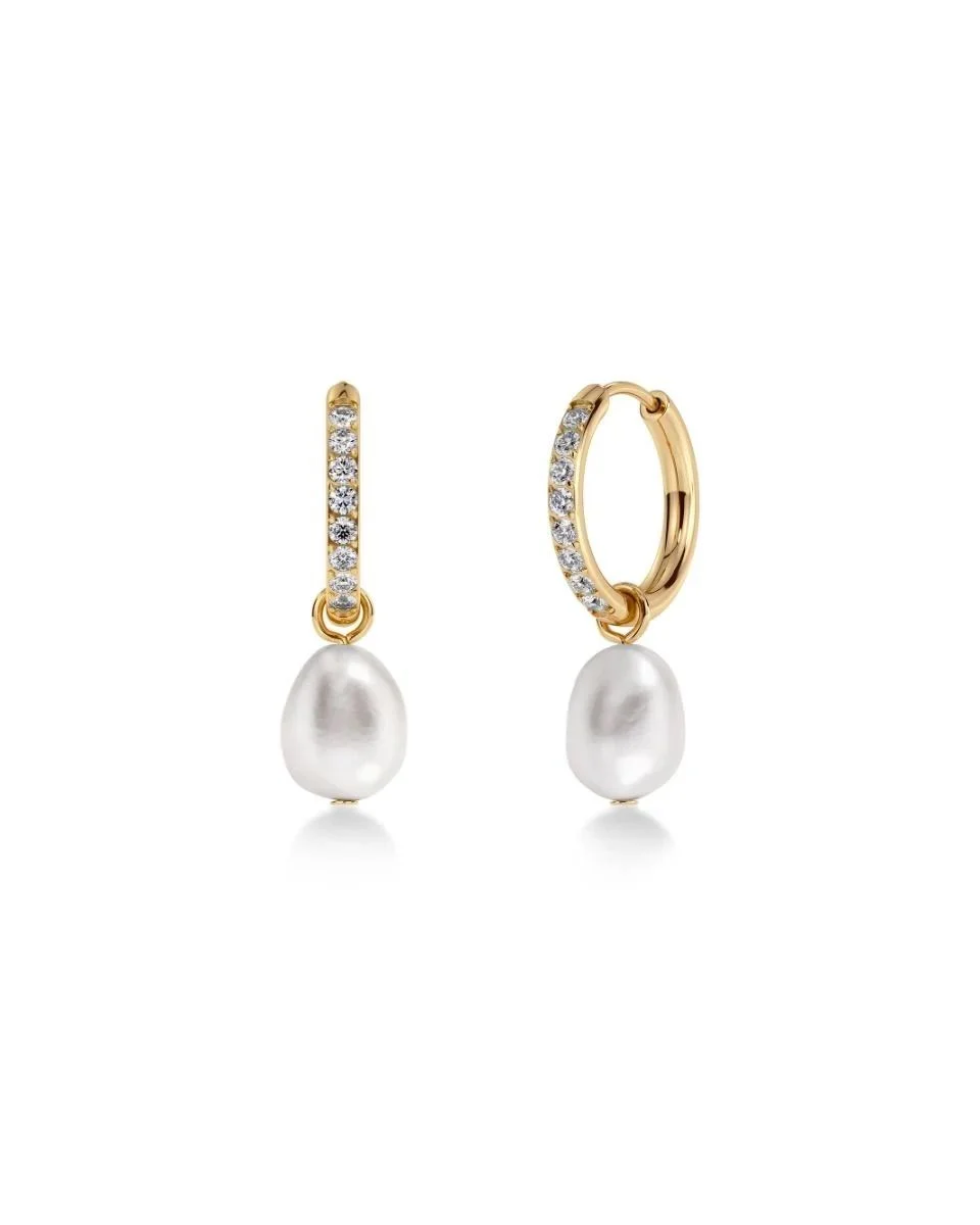 Perla Hoops Sparkle