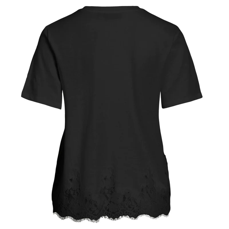 Viopella t-shirt spets svart