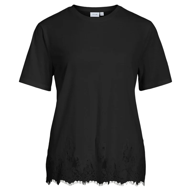 Viopella t-shirt spets svart