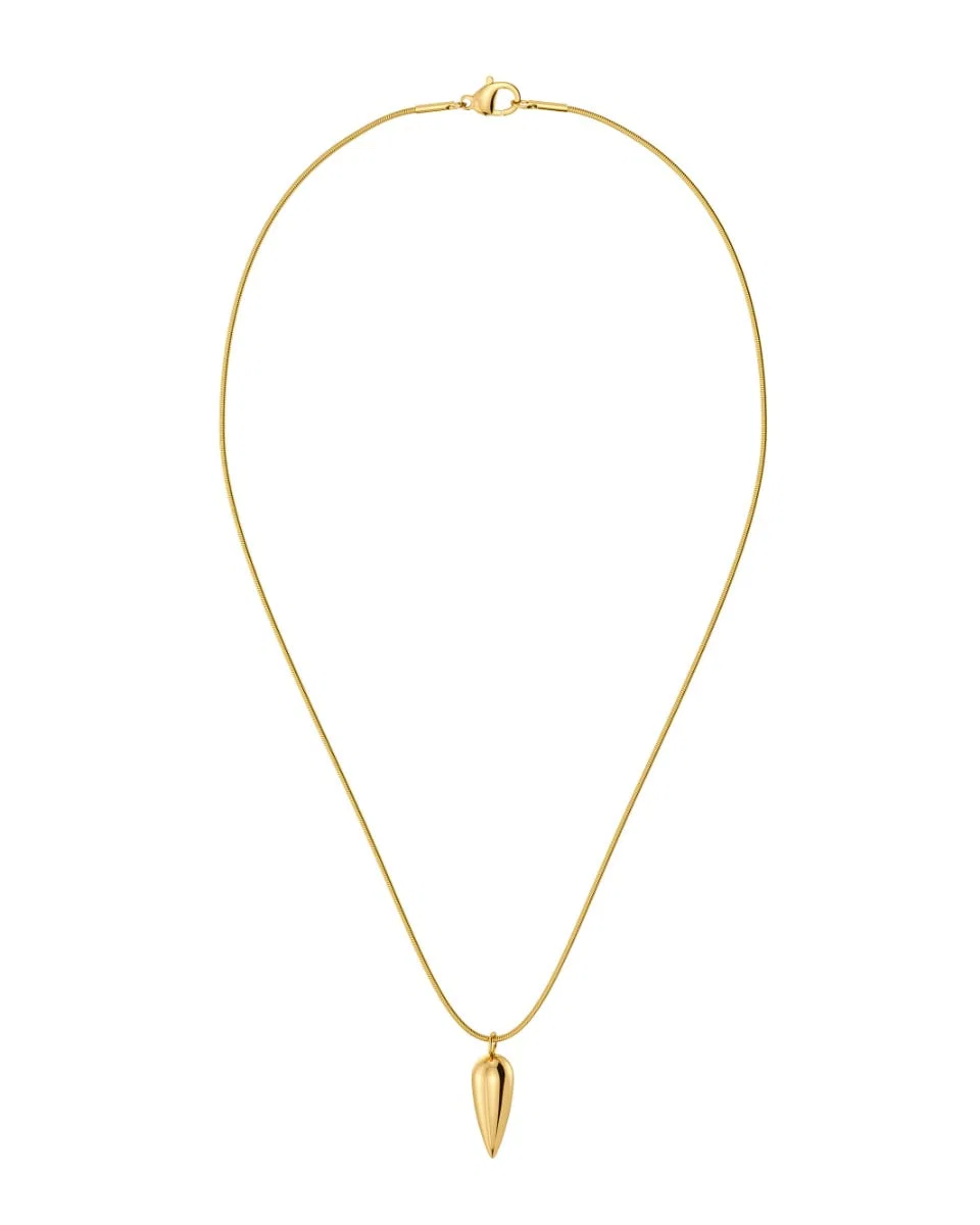 Peak Spike Necklace Gold