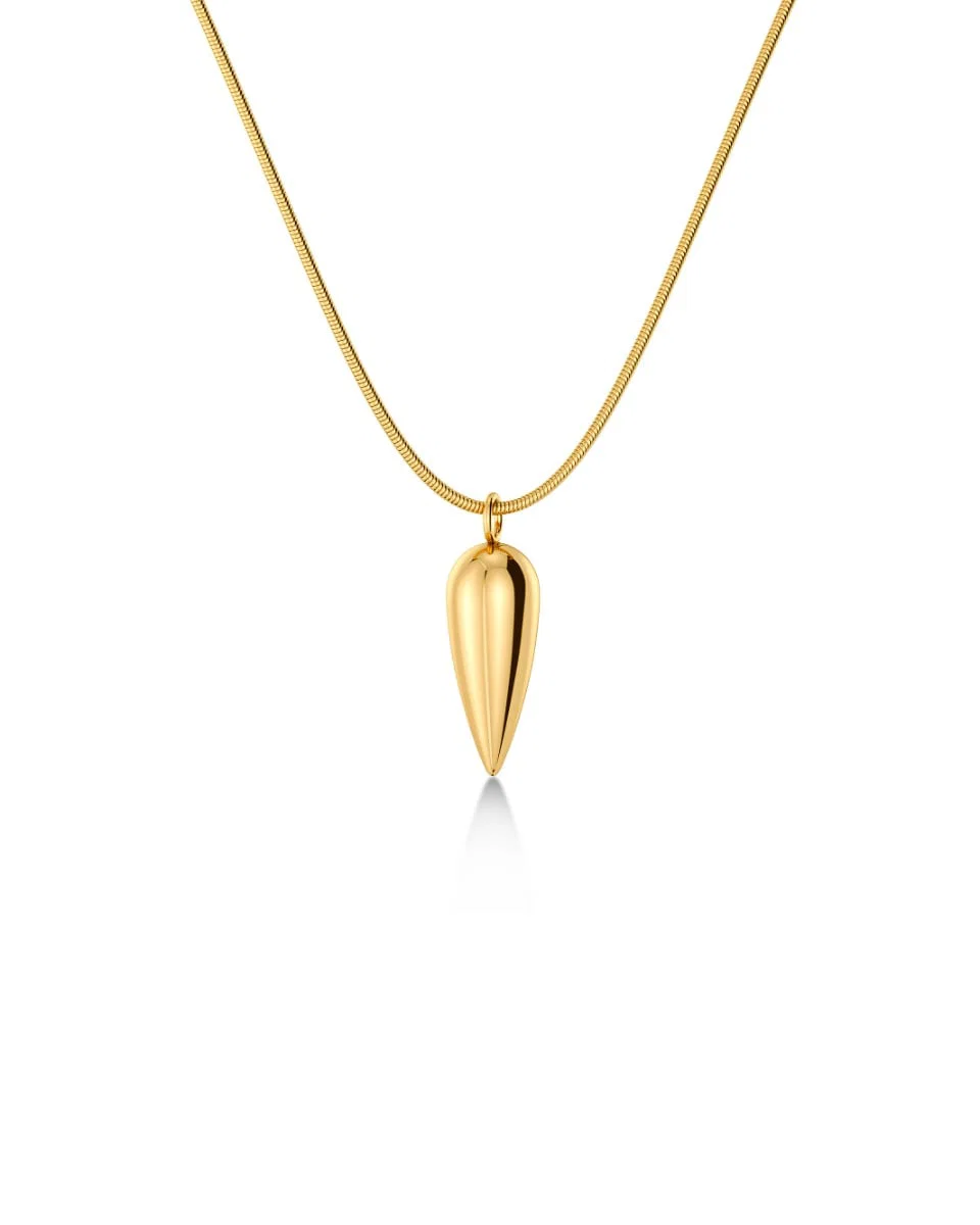 Peak Spike Necklace Gold