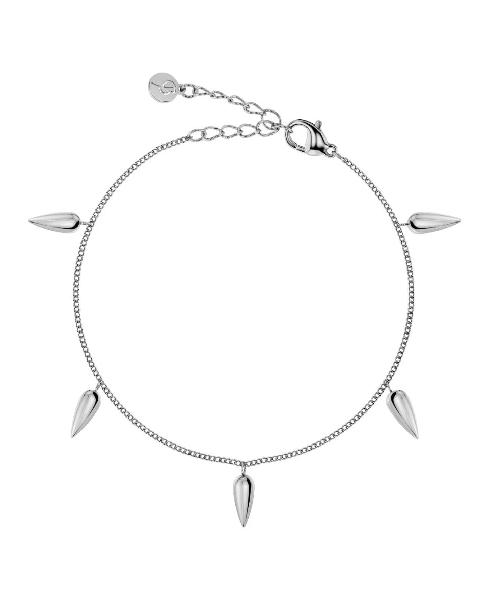 Peak Spike Bracelet Multi Silver