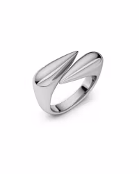 Peak Spike Ring Silver