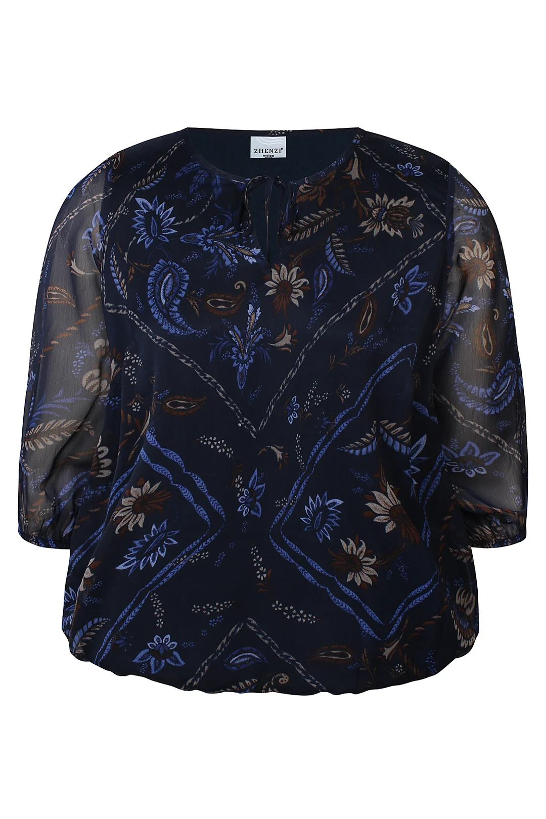 ZH Keara 1446 blus Plussize