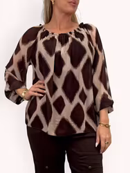 Molly blus brun/beige