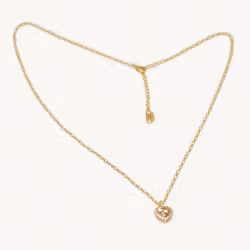 Delphine necklace - Light champagne