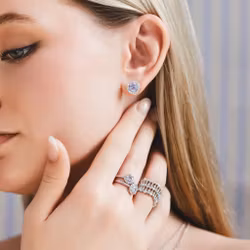 Delphine earrings - Lavender