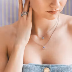 Delphine necklace – Lavender