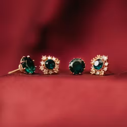 New Emily earrings – Emerald