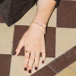 Ines ring – Pink topaz