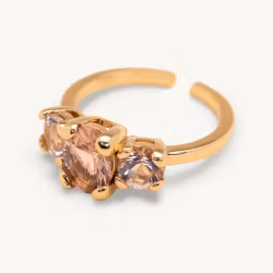 Ines ring – Pink topaz