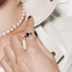 Ines ring – Chocolate
