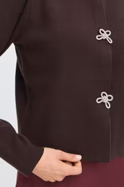 FRSally cardigan Espresso brun