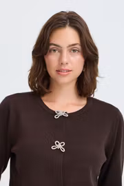 FRSally cardigan Espresso brun