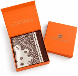 Stor sjal med magnetlås Paisley Patchwork