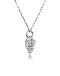 Amore Sparkle Necklace L Silver