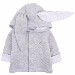 Cardigan Bunny Grey/White