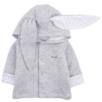 Cardigan Bunny Grey/White