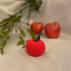 Äpple rött - virkad