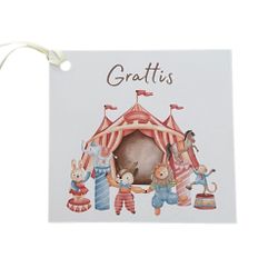 Kort - Grattis cirkus