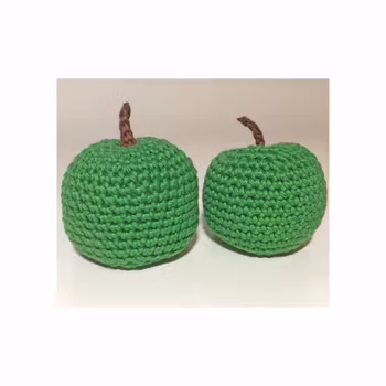 Äpple grönt - virkad