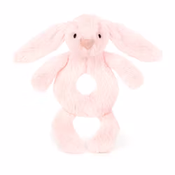 Ringskallra - Bashful Pink Bunny Ring Rattle