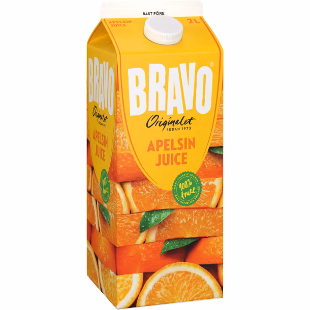 KD Bravo Juice Apelsin, 2 L