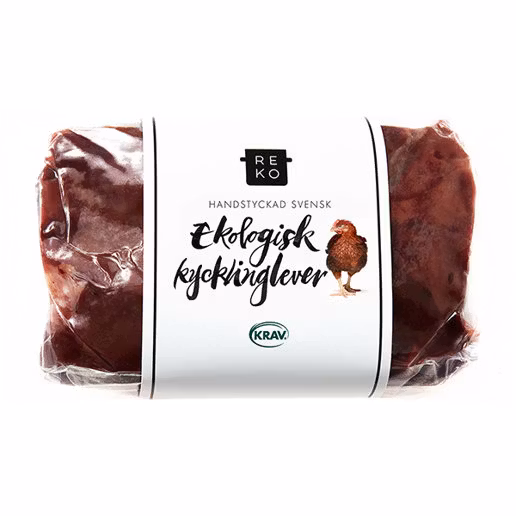 Kycklinglever KRAV FRYST, REKO Kyckling