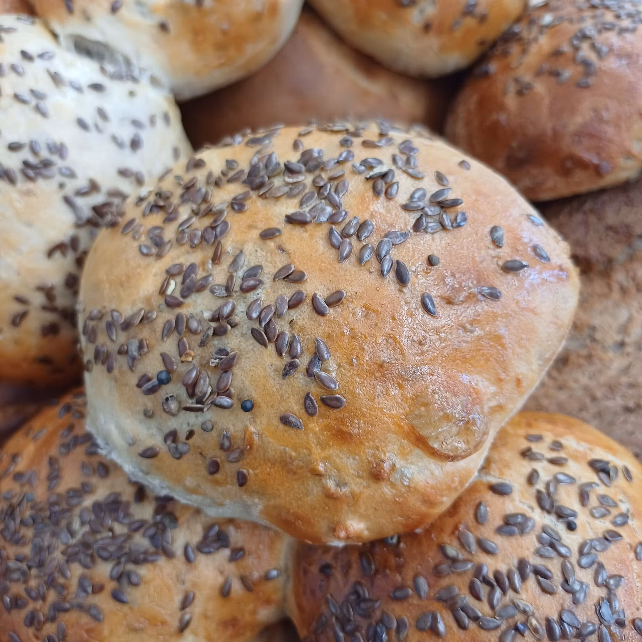 Vetebullar med linfrö Frysta 6 st, Bondmorans