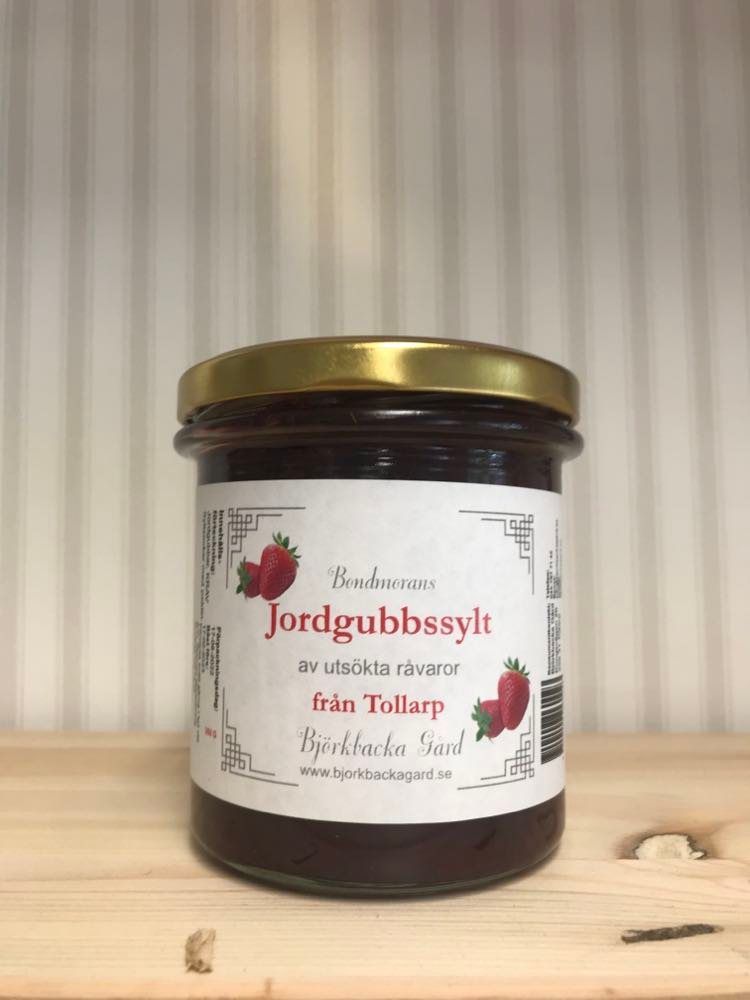 Jordgubbssylt, 350g, Bondmorans