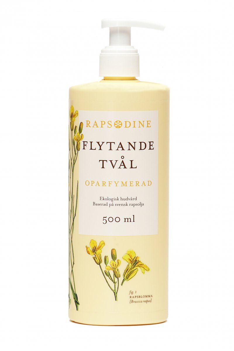 Handtvål, oparfymerad, 500ml, Rapsodine