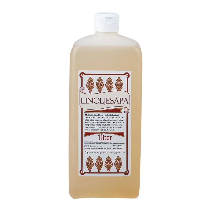 Linoljesåpa 1liter, Grunne