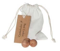 Cederkulor i tygpåse, Iris hantverk