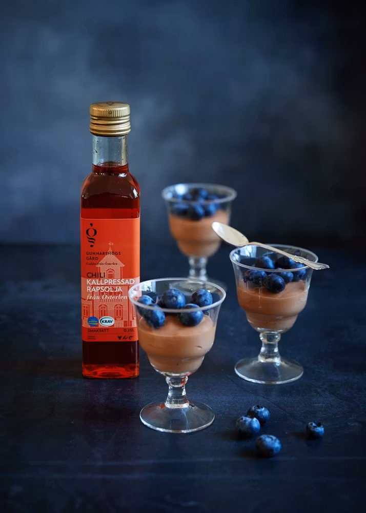 Kallpressad Rapsolja Chili KRAV, 250 ml, Gunnarshög