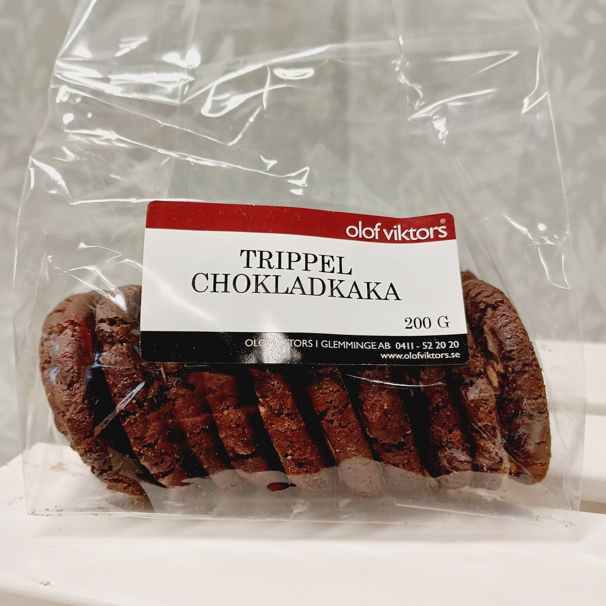 Trippel Chokladkaka 200 g, Olof Viktors