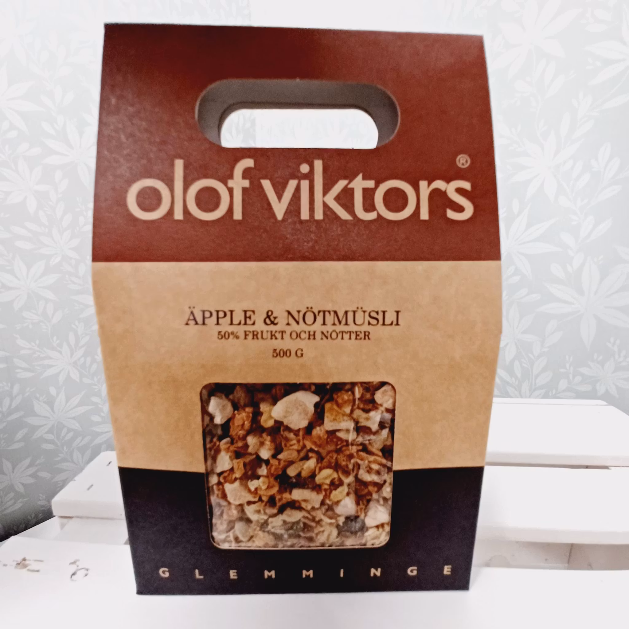 Äpple & nötmüsli 500g, Olof Viktors