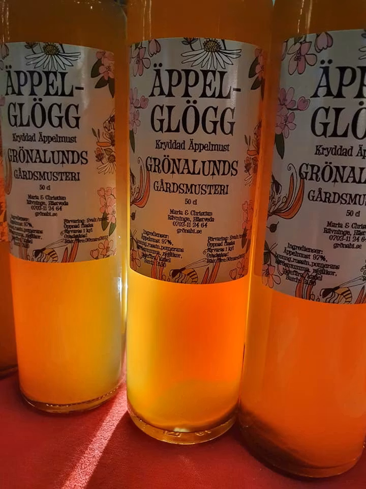 Äppelglögg 500 ml, Grönalund