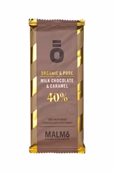 Mjölkchoklad 40% Caramel 55g EKO, Malmö Chokladfabrik