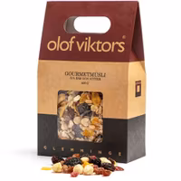 Gourmetmüsli med bär & nötter box 400g, Olof Viktors