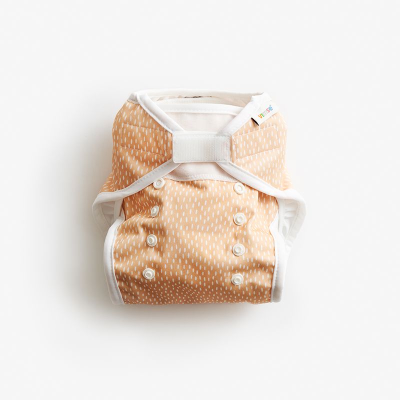 Allt-i-två blöjbyxa, one size - Yellow sprinkle, Vimse