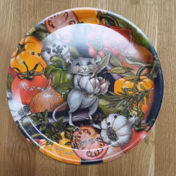 Vincents Ratatouille Bricka Ø25 cm